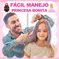 thumbnail image 2 of "Set De Cabello Tinte Temporal Juguete Plancha Mechas Niñas Rosa ", 2 of 5
