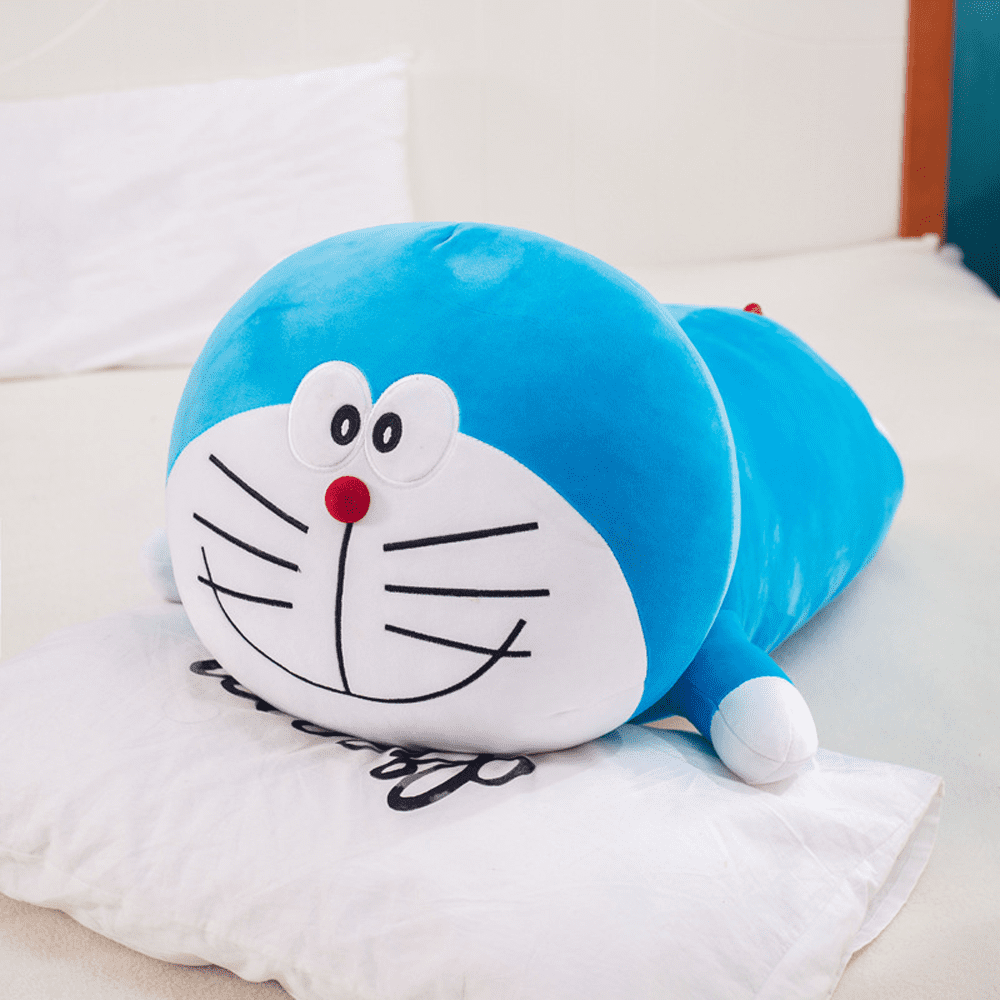 【新品未開封・送料無料】 60cm，C,Lovely Doraemon Plush Toy Cushion Standing Next to ドラえもん