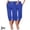 Blue, variant on 2 Pack Sweatpants Capris for Women Loose Drawstring Lightweight Tapered Pants Workout Sports Cropped Pants