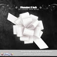 thumbnail image 5 of PMU Pull String Bows - Gift Bows for Wedding, Birthdays & Anniversaries - Ribbon Bows for Flowers & Basket Decoration - Large Bow for Gift Wrapping - 5 Inch 20 Loops White- (50/pkg) Pkg/1, 5 of 6