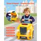 thumbnail image 2 of VEVOR Juguete de motor, 60 PCS Juego de Reparación de Coches de Niños con Piezas Desmontables, Luces y Sonidos, Volante y Bocina, Juego de Taller Mecánico para Niños de 3 Años en Adelante, Amarillo, 2 of 9