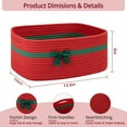 thumbnail image 5 of CHERISHGARD Cotton Basket with Gift Bags and Ribbons, Baby Gift Basket with Bow for Toys, 5 of 6