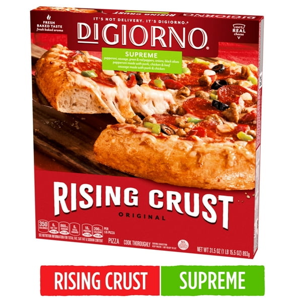 DIGIORNO Supreme Frozen Pizza on a Rising Crust 31.5 oz.