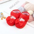 thumbnail image 2 of Otqutp Children Sneakers Spring Summer Children Toddler Shoes Girls Floor Sports Shoes Solid Color Bow Hook Loop Light Princess Shoes, 2 of 5