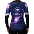 thumbnail image 2 of Raven Fightwear Women's The Gods of Greece Artemis Rash Guard MMA BJJ Black, 2 of 3