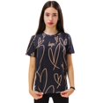 thumbnail image 1 of Hype - Camiseta Scribble Corazones Niñas (Negro, Marrón), 1 of 3