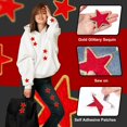 thumbnail image 2 of Star Patches Jexine, felpilla roja, 32 unidades, 6 cm, autoadhesiva, 2 of 6
