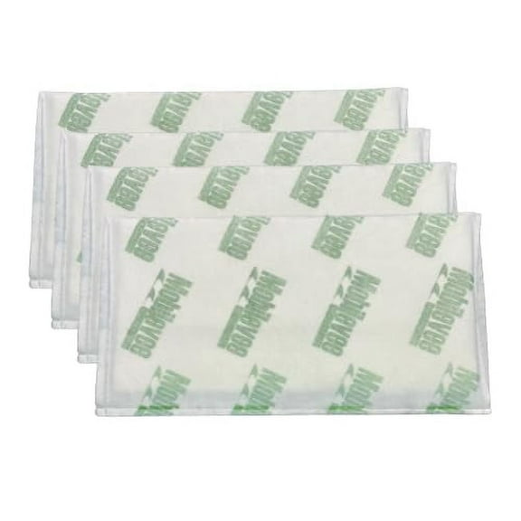 AquaShield Powered by Mobilevee - Quick-Response Absorbent Pads 12''x24'' - 4 Pack, White for Flood Protection