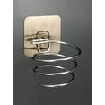thumbnail image 3 of 1 Pc Spiral Wall-Mounted Hair Dryer Holder – No Nail Adhesive Storage, 3 of 6