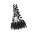 thumbnail image 1 of Extensión de cabello trenzado Extensión de trenza Peluca práctica y ligera Suave como el cabello 1B con línea de plata, 1 of 9