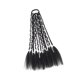 thumbnail image 1 of Trenzante Extensión del cabello trenzas suaves como el cabello humano, trenzando la extensión del cabello negro del cabello para la 1B con línea de plata, 1 of 8