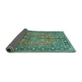 thumbnail image 2 of Ahgly Company Indoor Rectangle Persian Turquoise Blue Traditional Area Rugs, 5' x 8', 2 of 4