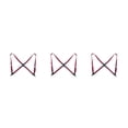 thumbnail image 3 of pitrice Unisex Brace Replacement Korean Easy Matching Elastic Back Braces Wine Red 3Set, 3 of 6