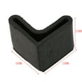 thumbnail image 6 of Rubber L Shaped Angle Iron Foot Pads Covers 10 Pcs Black, 6 of 9