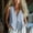 Tank tops for women plus size-Light Blue, variant on Tank Tops for Women under $5 Plus Size Sleeveless Cotton-Linen Top Button-Front Shirt Vest V-Neck Top/Shirt Brown S