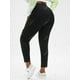 thumbnail image 4 of Jeans Flacos Deshilachados de Talla Extra Deshilachado Rosegal  Vaqueros de talla grande, 4 of 5