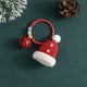 thumbnail image 4 of Muñecas De Tela Llavero navideño de ganchillo con hilo, adorno de 7,5 x 7 x 4 cm, decoración navideña para el hogar, regalo, 1 unidad [C] Rkxzt, 4 of 9