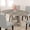 Light ivory gray, variant on 43.3 Inch - 59.06 Inch Extendable Oval Dining Table for 4-8, Transformer Round Kitchen Table with Wooden Pedestal Base, Dining Room Table with Storage Shelf for Kitchen, Apartment (Brown)