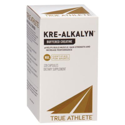 True Athlete Kre Alkalyn 1,500mg   Helps Build Muscle, Gain Strength  Increase Performance, Buffered Creatine  NSF Certified For Sport (120 (Best Product To Gain Weight And Muscle)