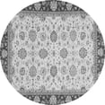 thumbnail image 1 of Ahgly Company Indoor Round Oriental Gray Traditional Area Rugs, 6' Round, 1 of 4