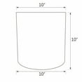 thumbnail image 5 of Aspen Creative 31311 Transitional Drum (Cylinder) Shape Spider Construction Lamp Shade in Red, 10" wide (10" x 10" x 10"), 5 of 5