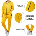 thumbnail image 3 of Women's 2-Piece Fleece-Lined Full Zip Hoodie & Jogger Set, 3 of 5