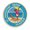 Sapphire Martini, variant on Happy Hour! At St. Augustine Beach, Florida USA 3.5 Inch Iron Or Sew On Embroidered Fabric Badge Patch Ocean Beach, Salt Life Iconic Series