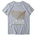 thumbnail image 3 of JURANMO Lightning Prime Today T Shirts for Women Summer Casual Round Neck Short Sleeve Tshirts Loose Fit Holiday Outfits 2024 Solar Eclipse Tees Tops Gray M, 3 of 5