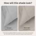 thumbnail image 5 of California Design Den Queen Flat Sheet Only - 400 Thread Count 100% Cotton Sateen, Soft and Breathable - Light Grey, 5 of 10