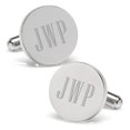 thumbnail image 4 of Stainless Steel Round Infinity Engravable Cufflinks, 4 of 5