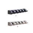 thumbnail image 4 of Ounissouiy Colgador de fregonas de PP para baño, cocina, inodoro, oficina, edificio, bola de baño, paraguas, gancho de escoba de silicona, soporte Juegos de accesorios de baño Beige Ounissouiy HA066924-02, 4 of 6