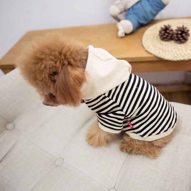Ropa para mascotas Primavera y otoño Ropa para padres e hijos de algodón de rizo Ropa para gatos y perros con forma de cubo francés de peluche