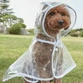 thumbnail image 6 of D-GROEE Raincoats, Waterproof Clear Pet Raincoat, Portable Pet Raining Coat Breathable Lightweight Dog Rain Poncho for Outdoor Walking in Rainning Days, 6 of 8
