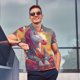 thumbnail image 4 of Fotbe Meditating Cute Horse Camiseta Polo de Golf para Hombre con Estampado – Camisa Deportiva Transpirable con Cuello Abotonado-Small, 4 of 6
