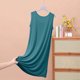 thumbnail image 3 of Karight Summer Nightgowns for Women Plus Size Crew Neck Chemise Sleepwear Sleeveless Soft Nightwear Loose Comfy Nightshirts, 3 of 5