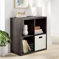 thumbnail image 5 of 4 Cube Storage Organizer, Kids Toys, Books, Decor, Black Oak, 5 of 6