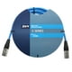 LyxPro Câble CAT6 Éthercon Blindé - Mâle à Mâle, 250 Pieds, Bleu – image 5 sur 5