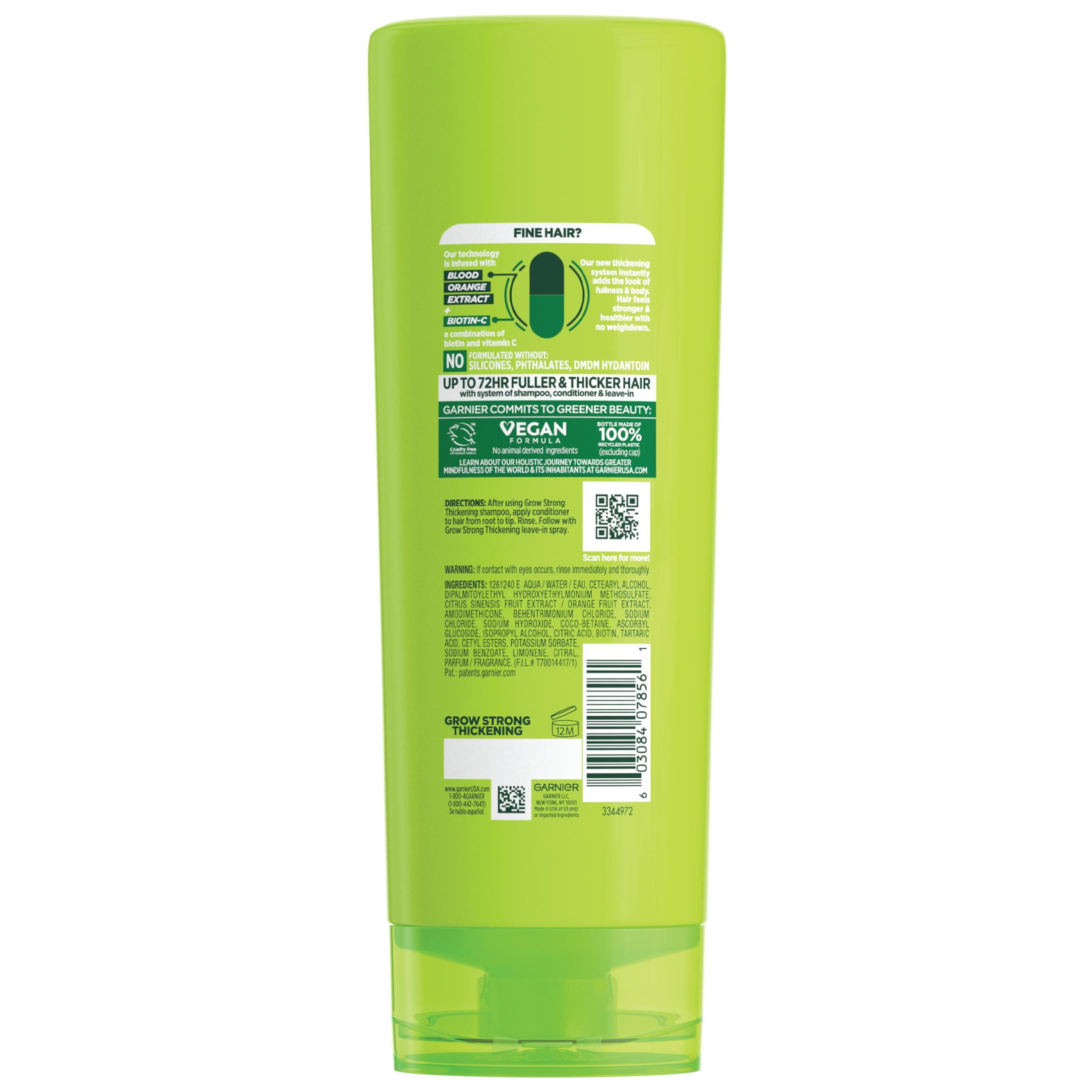 (6 pack) Garnier Fructis Grow Strong Thickening Conditioner with Biotin, 11.3 fl oz