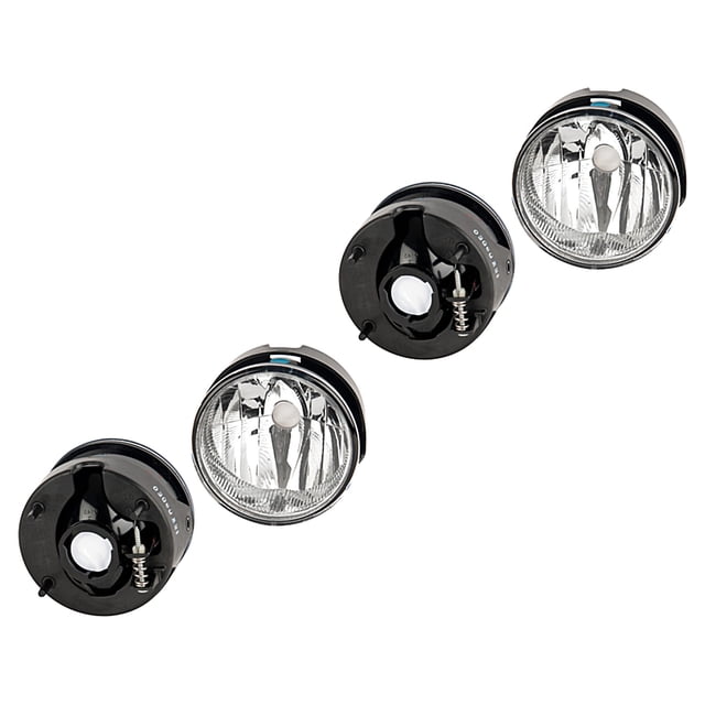 Par de Faros Para Niebla DEPO Expedition 2007 A 2014 Delantero Redondo Ambos lados 1 Par