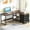 Brown, variant on Tribesigns L Shaped Computer Desk, 59" Modern Reversible Office Corner Desk for Home Office, White