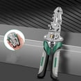thumbnail image 2 of Collapsible Wire Stripper Crimper Cable Cutter Multi Tool With Folding Design 10 in Handle Length High Carbon Steel Construction, 2 of 9