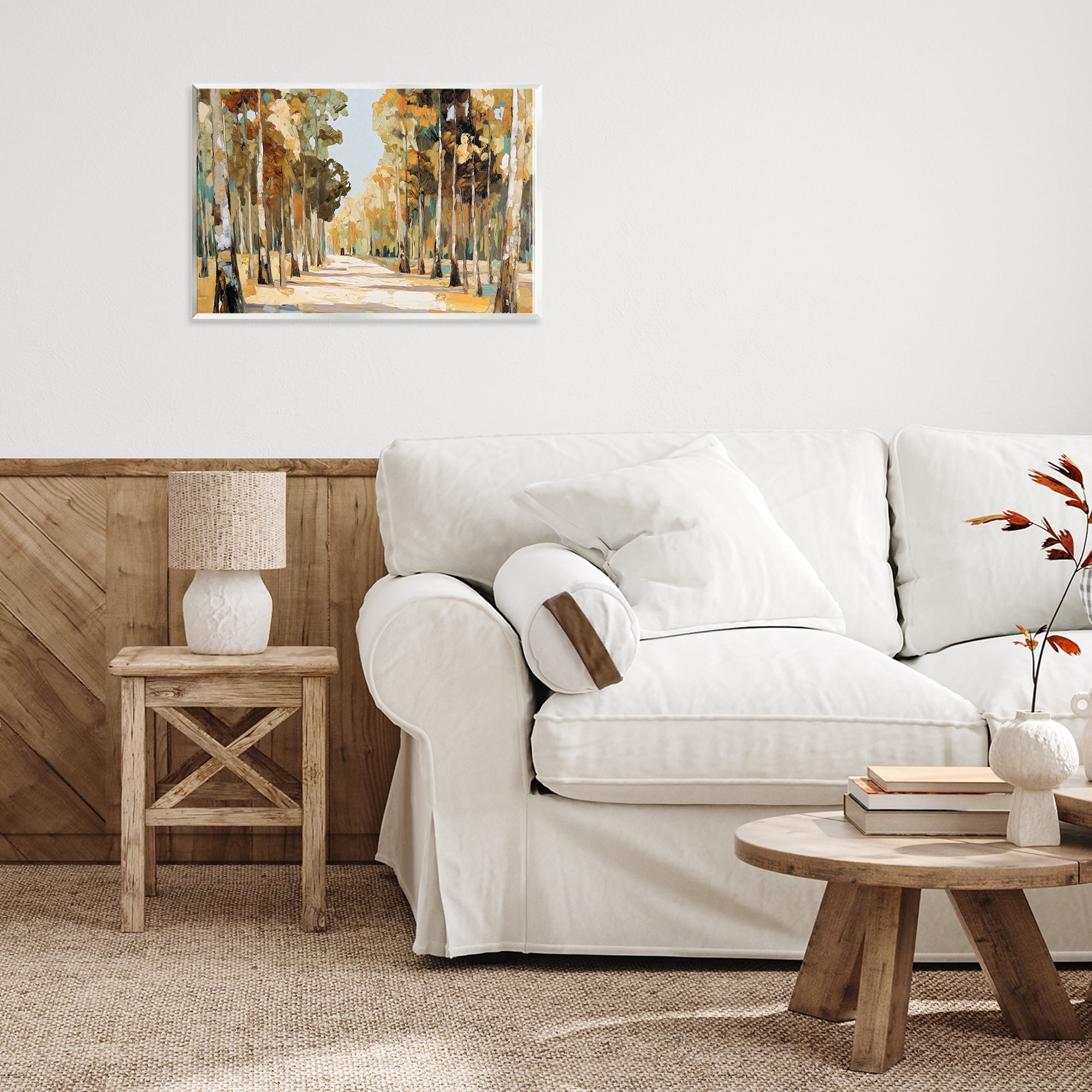 Stupell Industries Modern Impressionist Fall Forest Wall Plaque Art, design by Gina Kelly