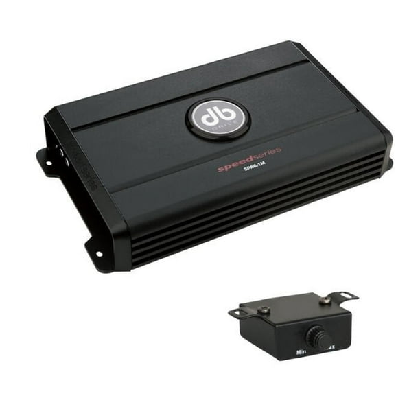 Amplificador Monoblock DB Drive SPA6.1M 600 Watts Clase AB 2 Ohms DB Drive SPA61M