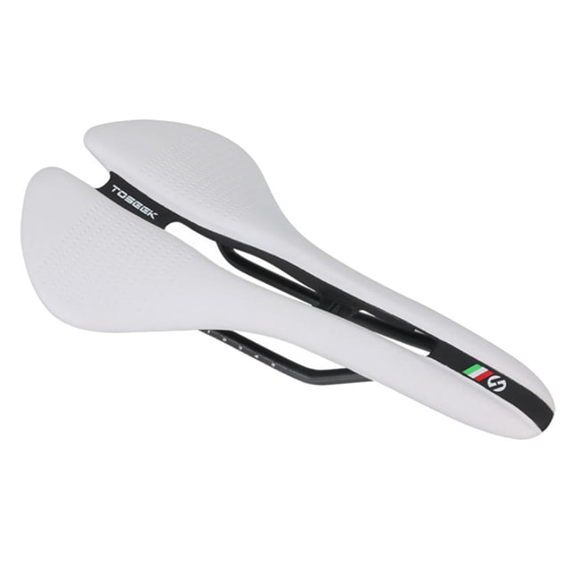 Sillín de bicicleta plegable Racing Reemplazo de asiento de Blanco kusrkot Reemplazo de asiento de bicicleta