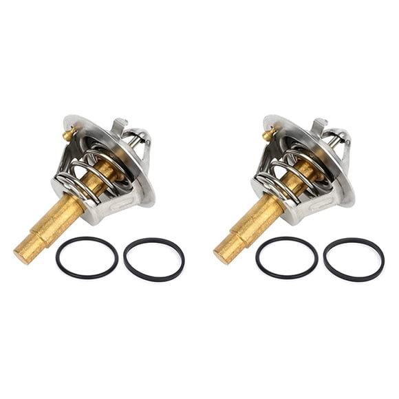 2X 2712000015 Thermostat Thermostat Valve Car Thermostat Engine Coolant Thermostat Seal for,2 x Thermostat