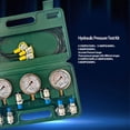 thumbnail image 4 of Hydraulic Pressure Gauge Coupling Kit, Hydraulic Pressure Test Kit Wide Range Strong Strength With 3 Hose For Motor, 4 of 8