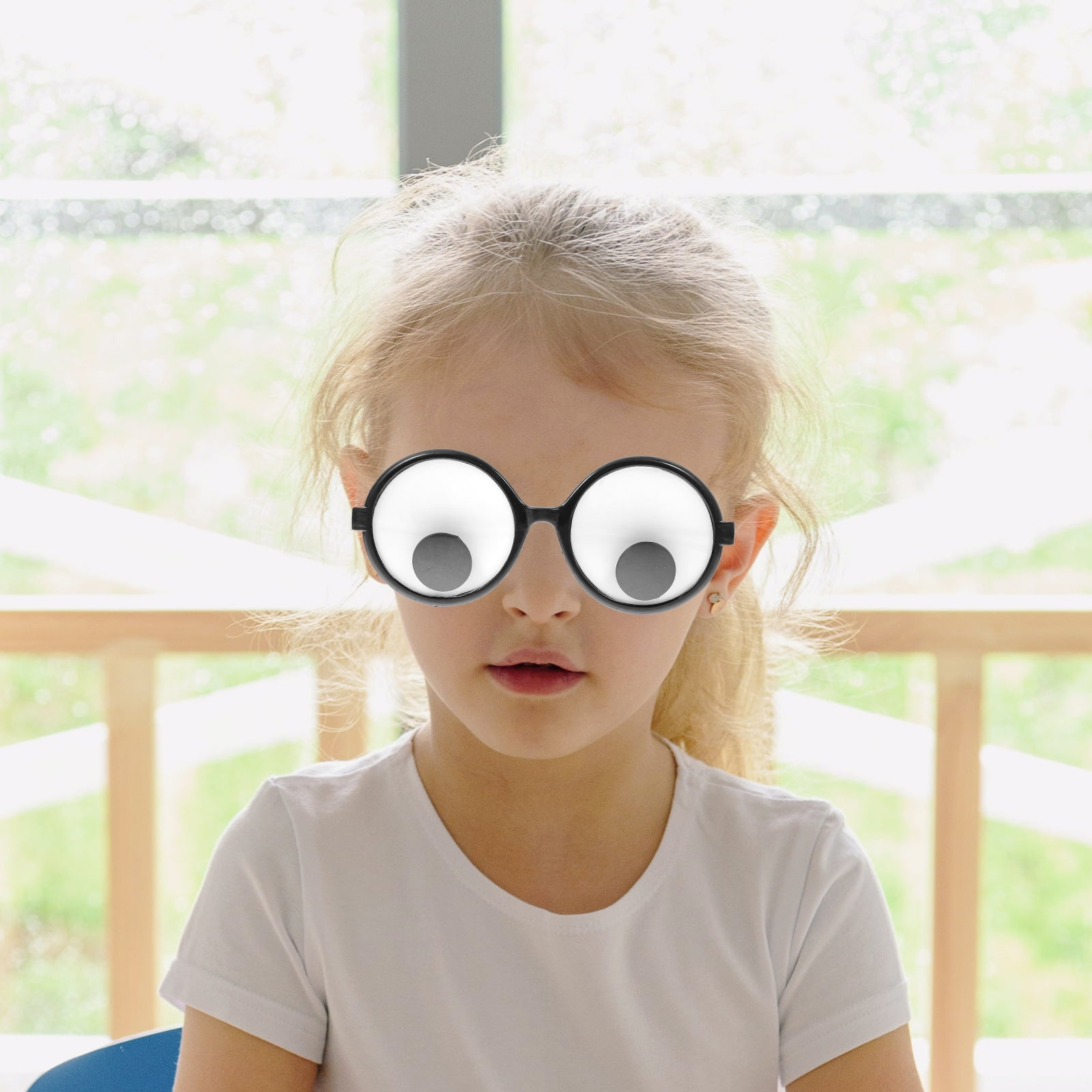 Funny Alien Halloween Googly Eye Glasses (2-Pack) Wacky Moving