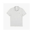 thumbnail image 3 of Lacoste Mens Reguer Fit Lightweight Cotton Polo Silver Chine DH2050-51 CCA, 3 of 3
