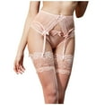 thumbnail image 1 of Vente de Liquidation 2025 Culottes en Dentelle Brodée Transparentes pour Femmes, Culottes en Dentelle Brodée Transparentes avec Bas, avec Bas Ensemble Intime, 1 of 9