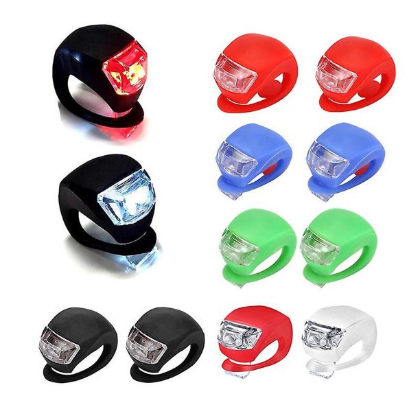 Luces inteligentes de silicona de alta calidad y baratas con 3 modos de batería para bicicletas, luces para motocicletas, luces delanteras y traseras para bicicletas Gen56